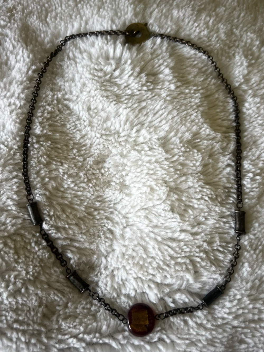 Vintage Genuine Garnet Smooth Beaded Rope of Beads